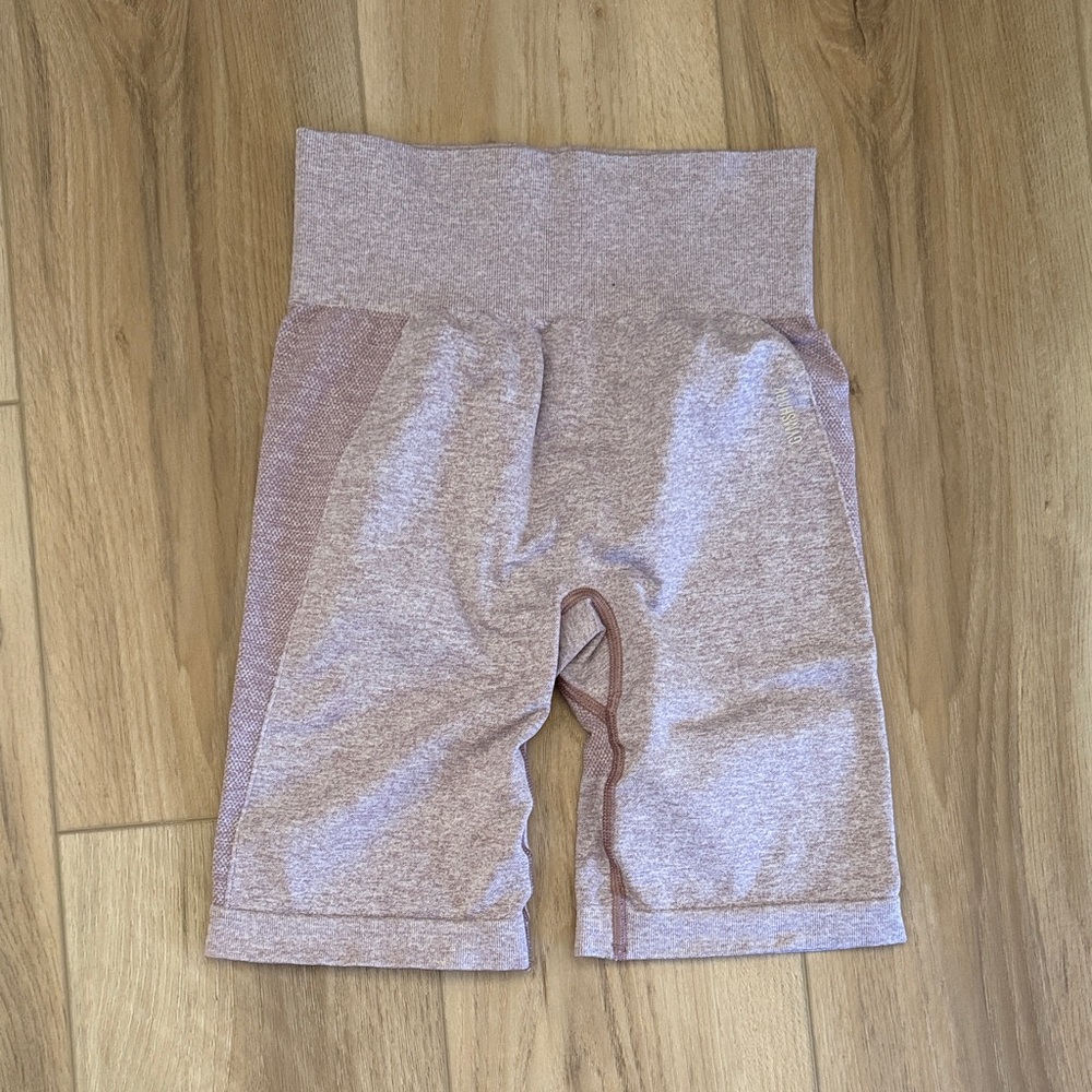 Gymshark Heathered Pink Shorts